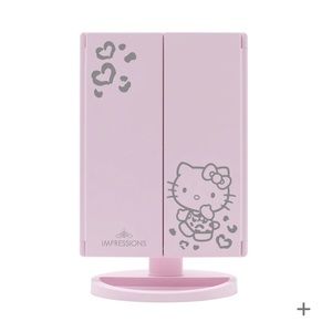 Hello Kitty Trifold LED Tri-Tone Makeup Mirror with Magnification